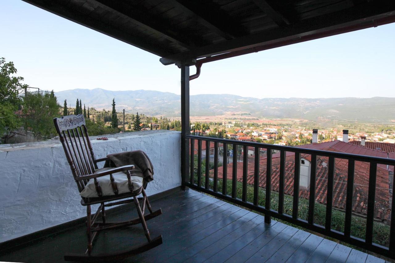 Dandy Villas Amfiklia - Pasithea - Stunning View - Fireplace - Parking Amfikleia Dış mekan fotoğraf