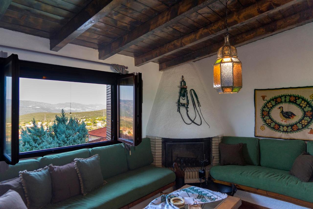 Dandy Villas Amfiklia - Pasithea - Stunning View - Fireplace - Parking Amfikleia Dış mekan fotoğraf